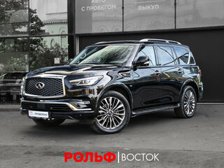 2019 Infiniti QX80 I Рестайлинг 2, чёрный, 5690000 рублей, вид 1