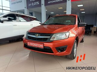 2014 Lada (ВАЗ) Granta I, оранжевый, 239000 рублей, вид 1