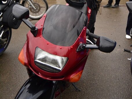 1995 Kawasaki ZZR 400, красный, 200000 рублей, вид 2