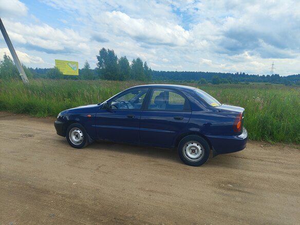 2009 Chevrolet Lanos I, синий - вид 3