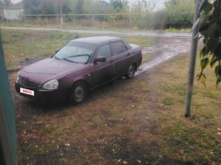 2008 Lada (ВАЗ) Priora I, красный, 220000 рублей, вид 2