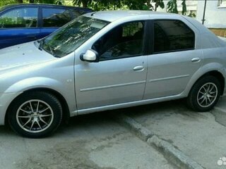 2012 Renault Logan I Рестайлинг, серый, 650000 рублей, вид 3