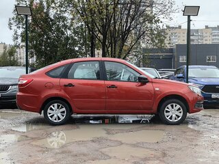 2019 Lada (ВАЗ) Granta I Рестайлинг, красный, 609000 рублей, вид 4