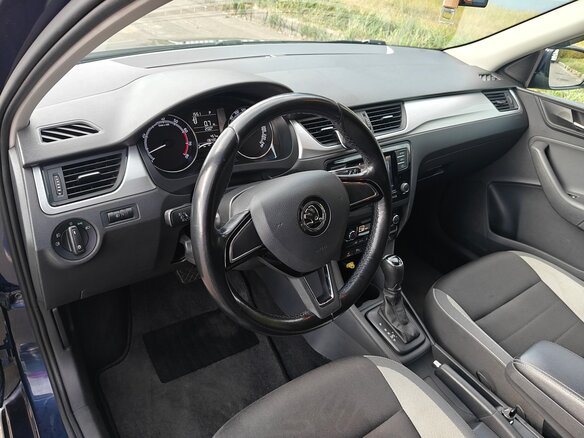 2017 Skoda Rapid I, синий, 1250000 рублей - вид 8