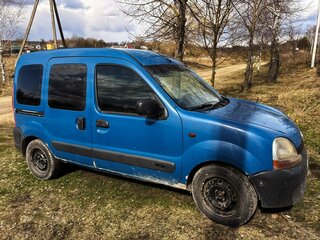 2003 Renault Kangoo I Рестайлинг, синий, 150000 рублей, вид 2