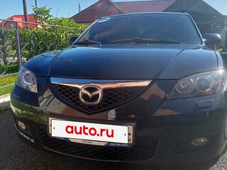 2007 Mazda 3 I (BK) Рестайлинг, чёрный, 700000 рублей, вид 3