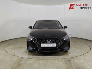 2021 Hyundai Solaris II Рестайлинг, чёрный, 1599000 рублей, вид 2