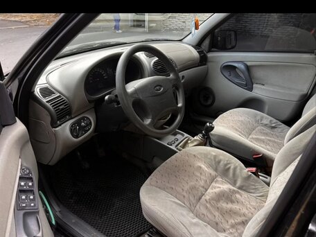 2009 Lada (ВАЗ) Kalina Sport I, чёрный, вид 3