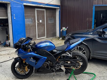 2004 Kawasaki ZX-10R Ninja, синий, 500000 рублей, вид 2