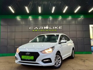 2018 Hyundai Solaris II, белый, 1299000 рублей, вид 2