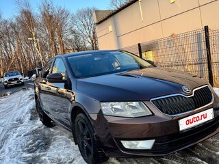2015 Skoda Octavia III (A7), коричневый, 1350000 рублей, вид 2