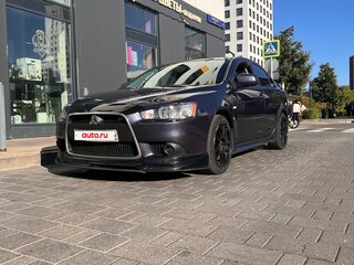 2008 Mitsubishi Lancer X, синий, 850000 рублей, вид 4