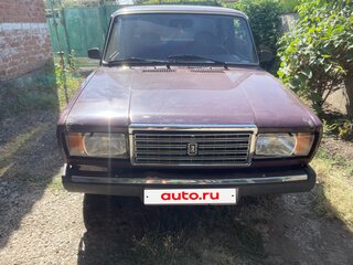 2008 Lada (ВАЗ) 2107, пурпурный, 130000 рублей, вид 2