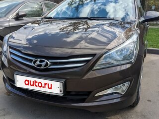 2015 Hyundai Solaris I Рестайлинг, коричневый, 1050000 рублей, вид 1