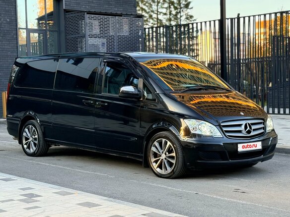 2012 Mercedes-Benz Viano Extralong L3 I (W639) Рестайлинг, чёрный, 2390000 рублей