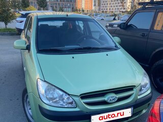 2008 Hyundai Getz I Рестайлинг, зелёный, 390000 рублей, вид 1