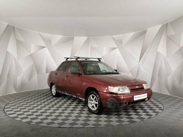 2005 Lada (ВАЗ) 2110, красный, 95000 рублей - вид 2