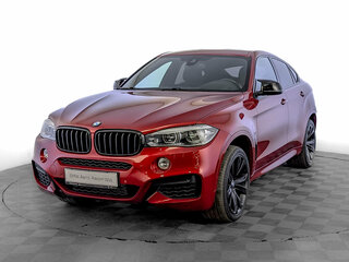 2017 BMW X6 30d II (F16), красный, 4150000 рублей, вид 1