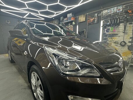 2014 Hyundai Solaris I Рестайлинг, коричневый, 899000 рублей, вид 1