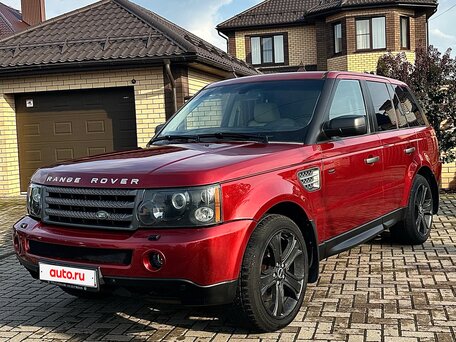 2007 Land Rover Range Rover Sport Supercharged I, красный, 1100000 рублей, вид 1
