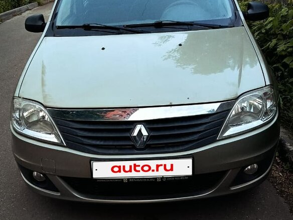 2011 Renault Logan I Рестайлинг, бежевый