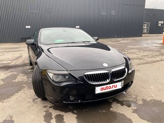 2004 BMW 6 серии 645i II (E63/E64), чёрный, 1800000 рублей, вид 2