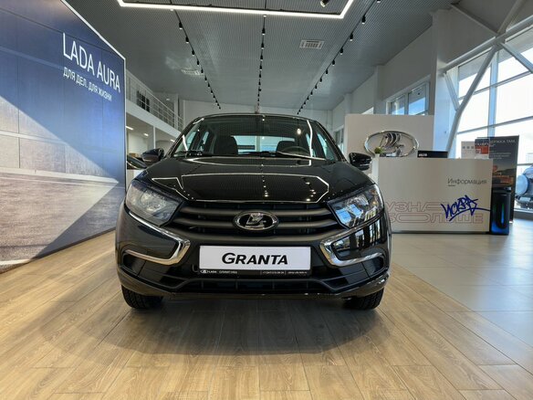 2026 Lada (ВАЗ) Granta I Рестайлинг, чёрный, 1068000 рублей - вид 1