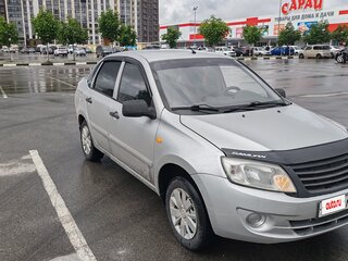 2013 Lada (ВАЗ) Granta I, серебристый, 275000 рублей, вид 2