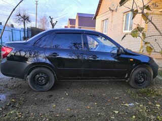 2014 Lada (ВАЗ) Granta I, чёрный, 280000 рублей, вид 4