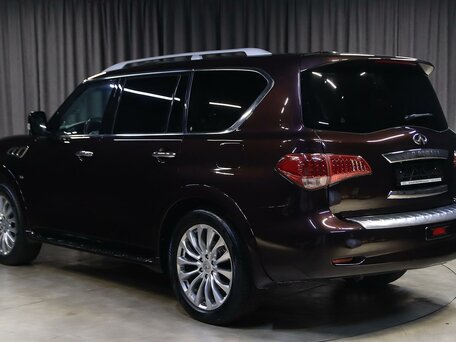 2016 Infiniti QX80 I Рестайлинг, пурпурный, 2249000 рублей, вид 4