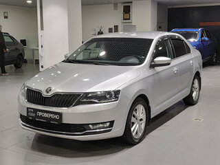2019 Skoda Rapid I Рестайлинг, серебристый, 1324000 рублей, вид 1
