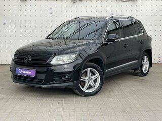2012 Volkswagen Tiguan I Рестайлинг, чёрный, 1450000 рублей, вид 1