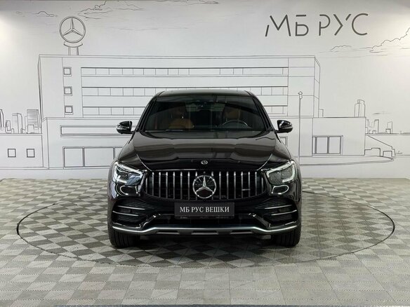 2021 Mercedes-Benz GLC Coupe AMG 43 AMG I (C253) Рестайлинг, чёрный - вид 4