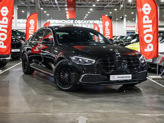 2022 Mercedes-Benz S-Класс 350 d 4MATIC VII (W223), чёрный, 8415000 рублей, вид 4