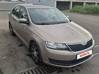 2018 Skoda Rapid I Рестайлинг, бежевый, 1100000 рублей, вид 2