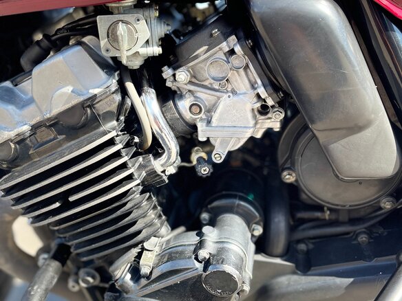 1999 Honda CB 400 Super Four, красный, 300000 рублей - вид 11