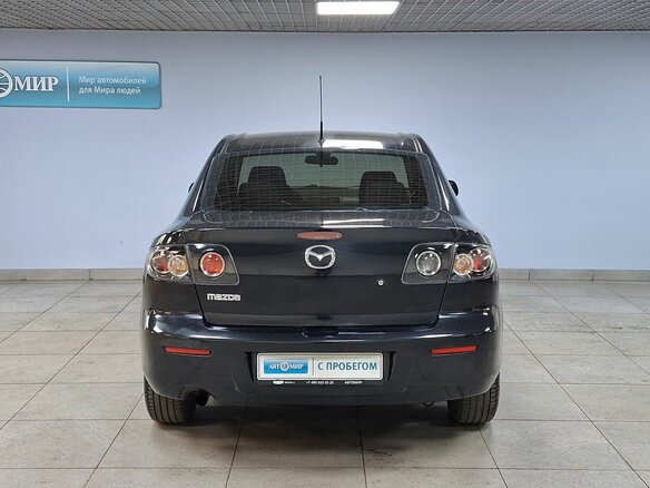 2008 Mazda 3 I (BK) Рестайлинг, чёрный - вид 5