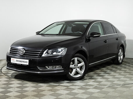 2012 Volkswagen Passat B7, чёрный, 769700 рублей, вид 1