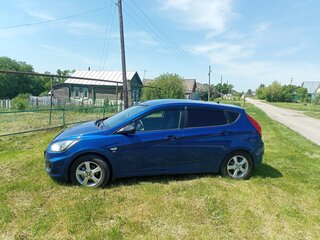 2011 Hyundai Solaris I, синий, 620000 рублей, вид 4