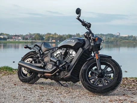 2021 Indian Scout, чёрный, 1080000 рублей, вид 1