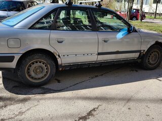 1993 Audi 100 IV (C4), серый, 150000 рублей, вид 3
