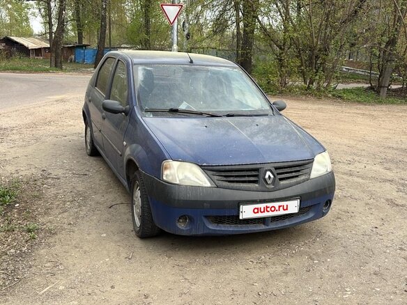 2006 Renault Logan I, синий, 230000 рублей - вид 1