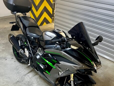 2020 Kawasaki Ninja H2 SX, серый, 1650000 рублей, вид 2