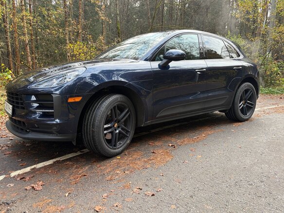 2021 Porsche Macan I Рестайлинг 2, синий, 3750000 рублей - вид 8