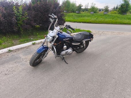2013 Harley-Davidson Sportster 1200, синий, 710000 рублей, вид 5