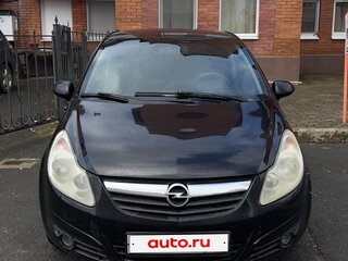 2007 Opel Corsa D, чёрный, 299000 рублей, вид 2