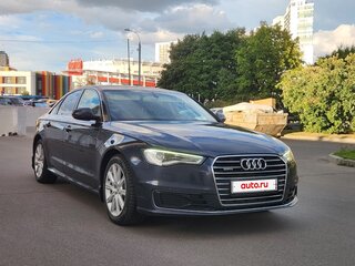 2016 Audi A6 IV (C7) Рестайлинг, синий, 2000000 рублей, вид 4