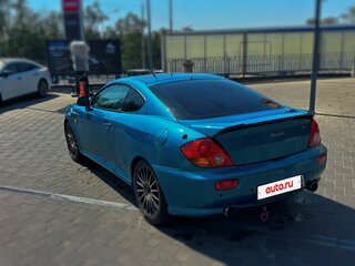 2002 Hyundai Tiburon II (GK), голубой, 650000 рублей, вид 4