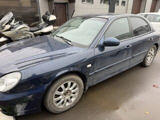 2007 Hyundai Sonata ТагАЗ IV (EF) Рестайлинг, синий, 700000 рублей, вид 4
