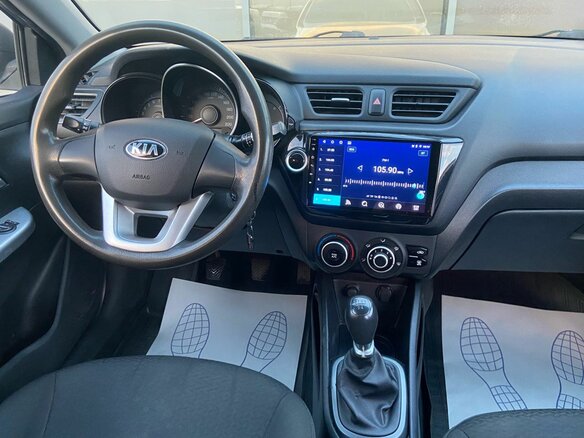 2013 Kia Rio III, голубой, 490000 рублей - вид 4